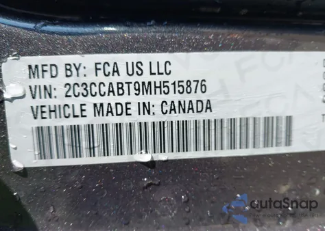 2021 Chrysler 300 300S из США, поврежденный, VIN 2C3CCABT9MH515876